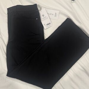 NWT Athleta flex kick flare jean black size 6